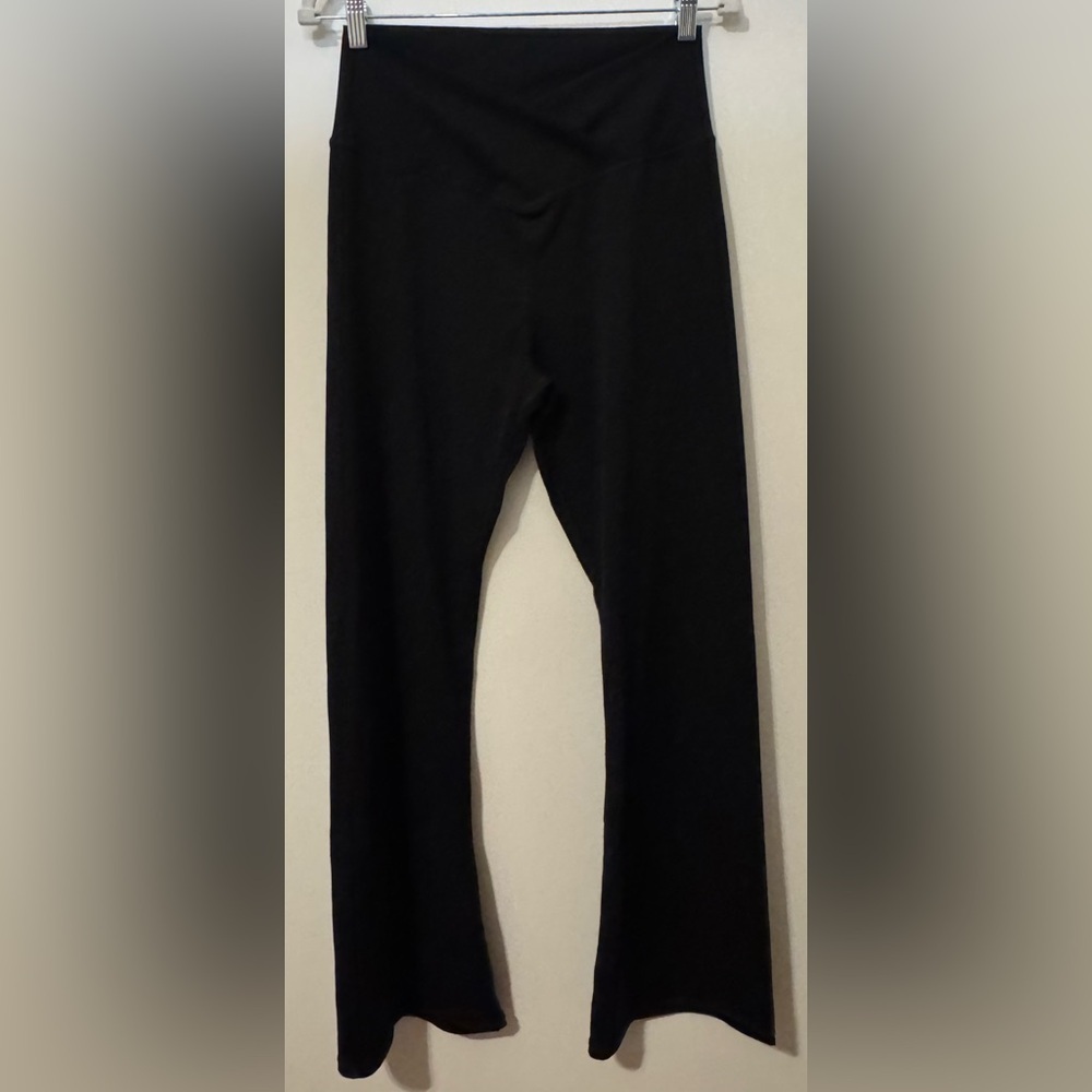 Hansiuga Women’s Black Flare Leg Leggings Size XL